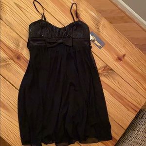 Ruby Rox black baby doll dress